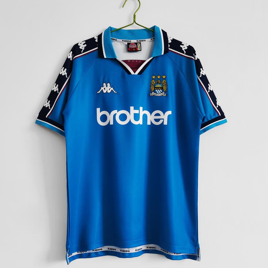 1997-99 Manchester City Retro Away Kit Soccer Jersey